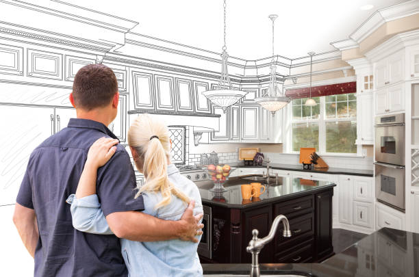 Professional Cabinet Refacing technician working in Fort Worth, TX